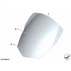 Komfortvindruta fra BMW er utviklet for &aring; gi optimal vindbeskyttelse og bedre kj&oslash;reopplevelse p&aring; din <strong data-end="229" data-start="180">BMW K1600 Bagger, GT, GTL eller GTL Exclusive</strong>. Den gir &oslash;kt komfort og reduserer turbulens &ndash; ideell for touring og langkj&oslash;ring.