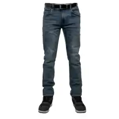 AA-godkjente motorsykkeljeans i Straight fit med Covec&reg; Oneskin-konstruksjon og RE ZRO&reg; Level 1 kne- og hoftebeskyttelse. Klassisk denimlook kombinert med h&oslash;y komfort og moderne sikkerhet &ndash; perfekt for daglig MC-bruk.