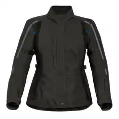 Lett og robust damejakke i 3-lags laminat med kraftig ventilasjon og NP2/NP Pro-beskyttelse. Perfekt for touring og grus i all slags v&aelig;r &ndash; h&oslash;y komfort og sikkerhet p&aring; hver tur.